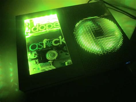 Custom Xbox One S 1tb Console Dope As Fck Microsoft Rgb Lights All