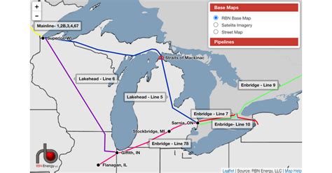Enbridge Pipeline Map Canada The Picture That Tells A Thousand Words