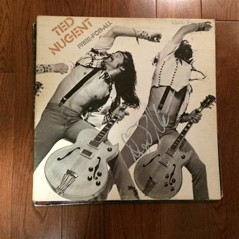 Derek St Holmes Signed Autographed Free For All Record Album Ted Nugent