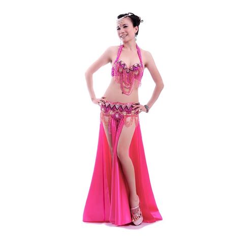 buy belly dance costume set for women professional belly dance bra and belt belly dancing skirt