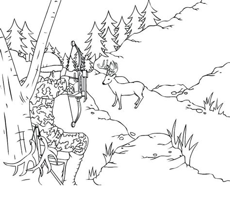 Hunting Coloring Pages at GetDrawings | Free download