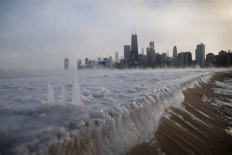 Chicago Extreme Cold Weather In Chiberia Colder Than South Pole