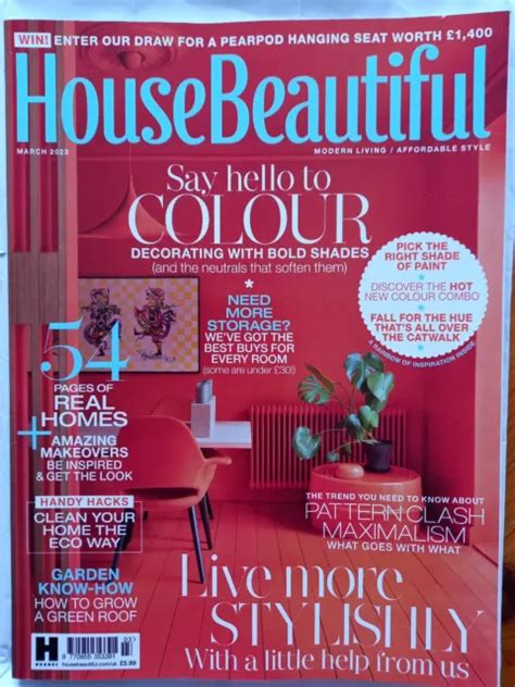 House Beautiful March 2023 Magazine New Modern Living Affordable Style