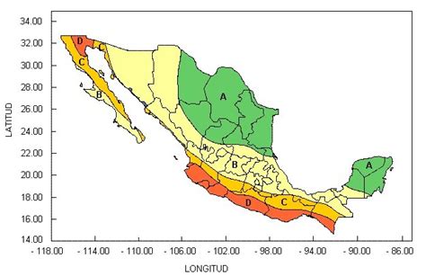 Mapa De Zonas Sísmicas En México Conoce En Cuál Te Encuentras