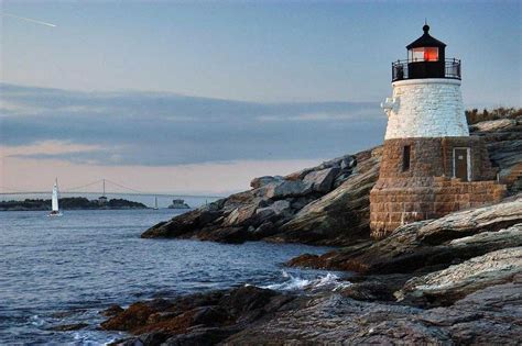 Newport Ri Castle Hill Lighthouse Lighthouse Narragansett Bay