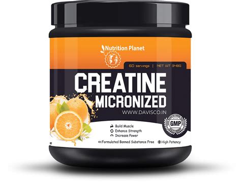 Micronized Creatine Monohydrate:Increase ATP resynthesis, Increase cellular volume and size ...