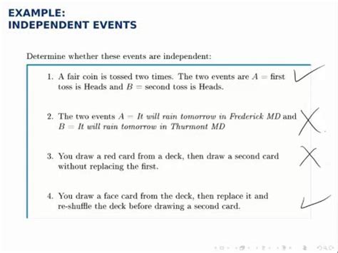 In this session we will discuss about the following: Probability Example: Independent Events - YouTube
