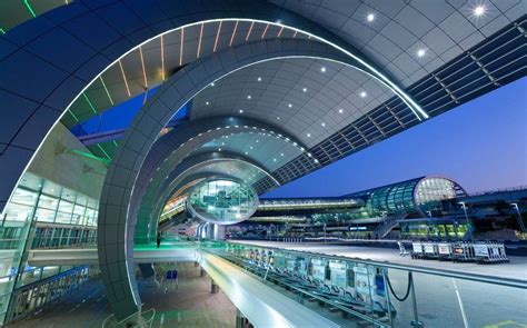 Dubai International Airport Dubai Uae Futuristic Architecture