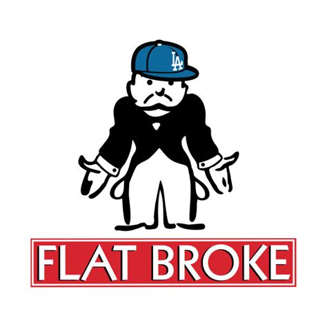 Flat Broke Monopoly Flat T Shirt Teepublic