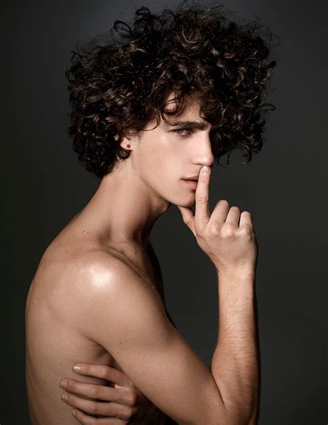 The shoulder length curly hair is one of the striking and exclusive hairstyles that men opt for. Guy Patrick Rocks Curly Hairstyles for Kimber Capriotti ...