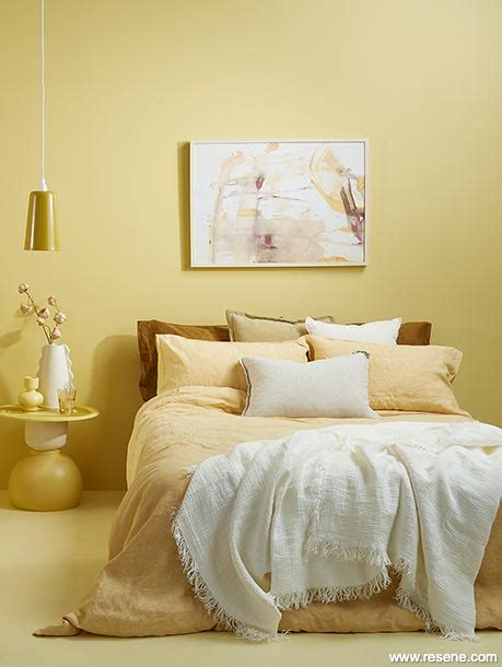 A Sunny Disposition A Joyful Yellow Bedroom