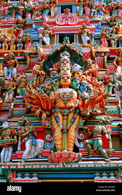 Sri Lanka Colombo Hindu Temple Stock Photo Alamy