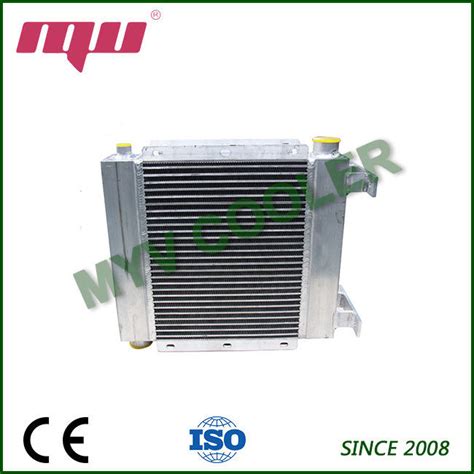Aluminum Screw Compressor Oil Cooler China Oil Cooler And Plate Fin