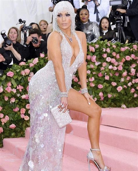 JLo looking real icy at the Met Gala 2019