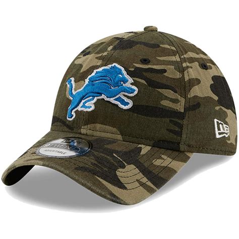 Mens New Era Camo Detroit Lions Core Classic 9twenty Adjustable Hat