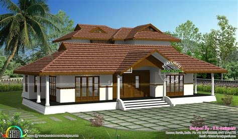 Colonial Model 5 Bedroom House Architecture Plan Kera
