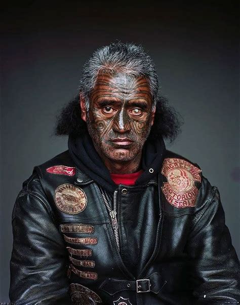 Mongrel Mob Portraits By Jono Rotman Mongrel Portrait Face Tattoos