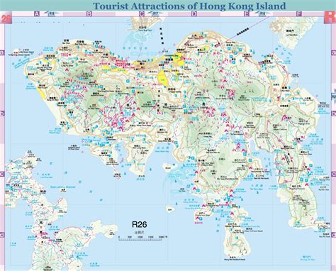 Tourist Map Of Hong Kong Island Layout Travel Guide