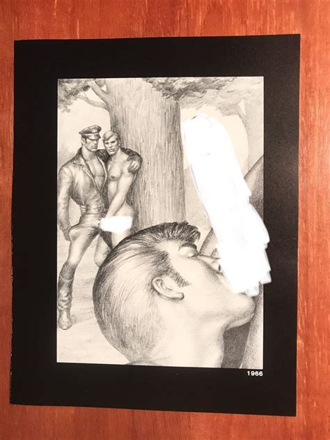 Art Page Print From Tom Of Finland Book Retrospective Etsy Art