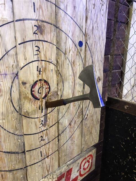 Hatchet throwing birthday party ideas, corporate team building event! IMG_0387 | Chuck Town Axe Throwing | Charleston Axe ...