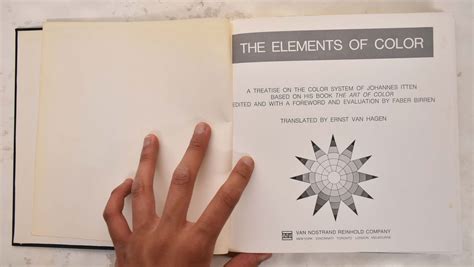 The Elements Of Color A Treatise On The Color System Of Johannes Itten