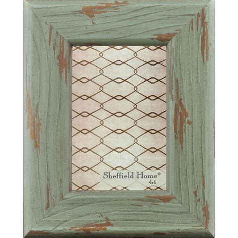 Home Accents Distressed Wooden Farmhouse Picture Frame Photo Frame