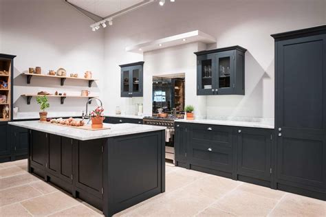 Grey Shaker Kitchens Handmade Shaker Kitchens By Olive And Barr
