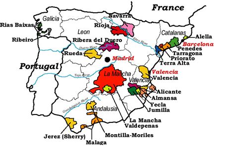 Urbina Vinos Blog Mapa Vinicola De España