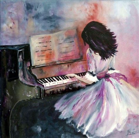 Pin By Jo Allen On Musical Piano Art Music Painting Art Music