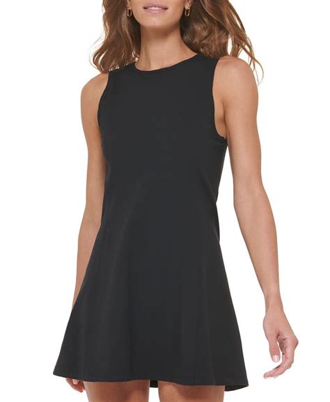 Dkny Womens Balance Round Neck Tennis Dress And Reviews Activewear