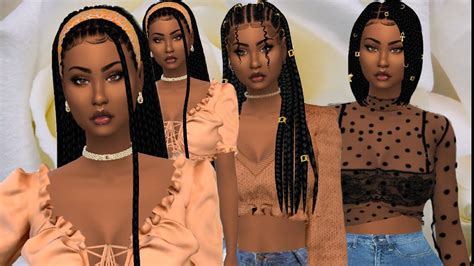 The Sims Braiding Hairstyles For Black Girls Create A Sim Cc My XXX