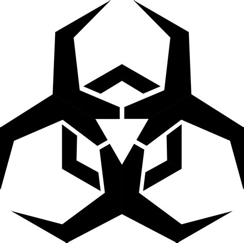 Cool Biohazard Symbol Logo Png Image Transparent Png Arts