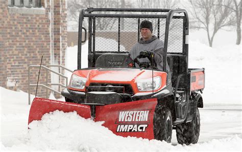 Western Impact Utv Snow Plow Dejana Truck And Utility Equipment