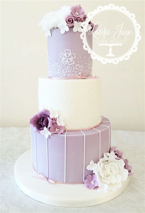 Lilac Wedding Cake Lavender Wedding Cake Wedding Cakes Lilac Ivory