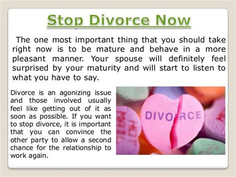 ways to stop divorce