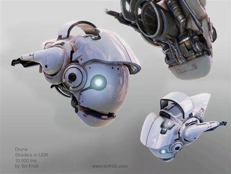 Scifi Drone Udk Drone Drones Concept Robot