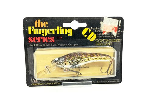 Crankbait Corp Fingerling Walleye Color 19 Card Old Stock My Bait