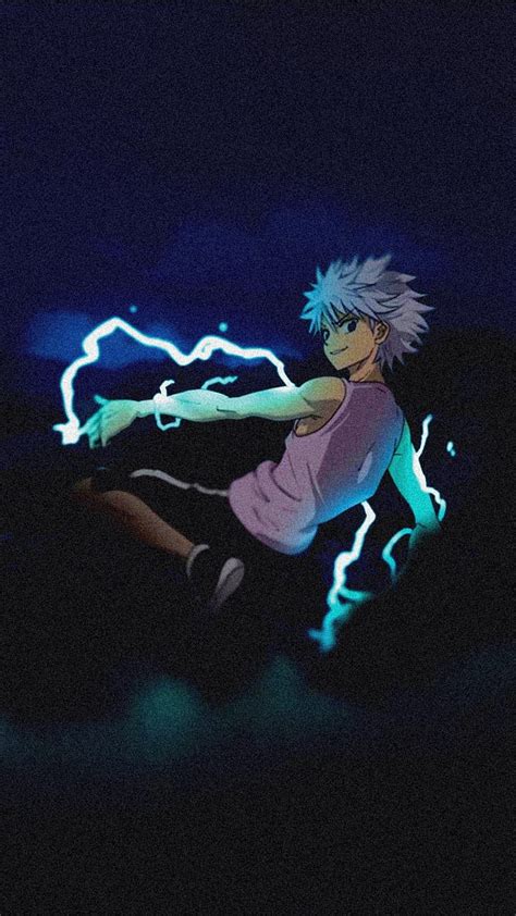 Killua Anime Black Blue Crush Hunter Hunter X Hunter Hxh Power