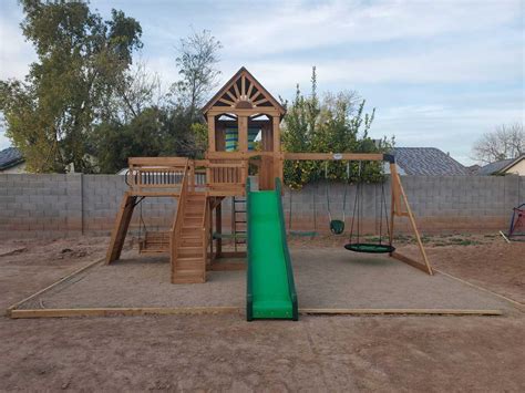 Install Only Caribbean Wooden Playsets By Backyard Discovery