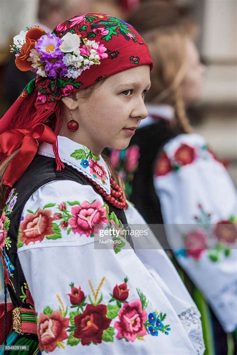Girl In Traditional Polish Costumes During The Celebrations Of The News Photo Getty Images