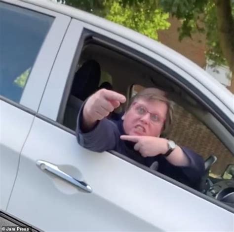 woman shouts at man for breaking social distancing in a car daily mail online