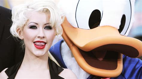 Christina Aguilera And Donald Duck Christina Aguilera Movies Songs