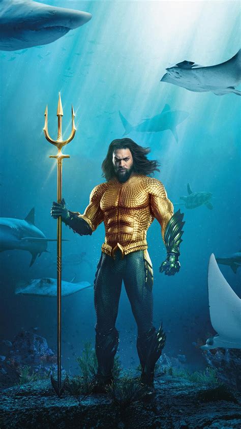 Aquaman 2018 Phone Wallpaper Moviemania Superhero Poster Dc Comics Wallpaper Aquaman Comic
