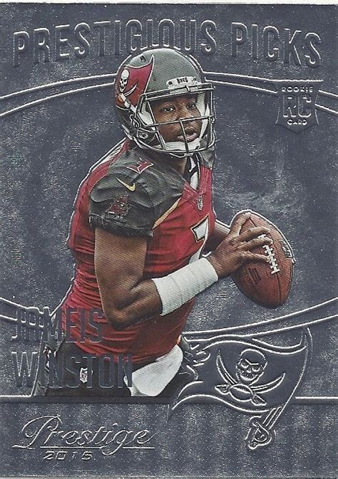 We may have more than one of these cards so the actual number out of 25 may vary but it will be limited to 25 made. Jameis Winston Prestigious Picks Foil-Etched Rookie Card ...