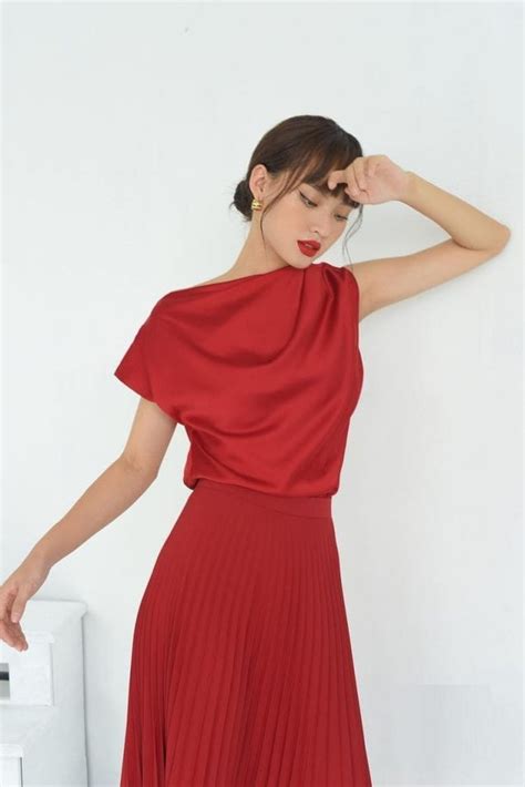 Decadent Red Silk Clothing For Women Of All Ages