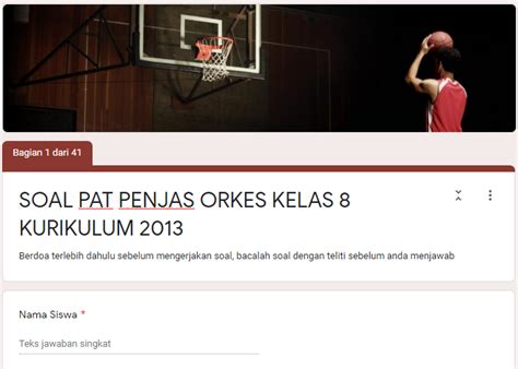Perangkat pembelajaran silabus ipa k13 kelas 8 smp edisi revisi 2020 ini masih sangat jauh dari kata sempurna. Soal PAT Online Penjas SMP Kelas 8 Kurikulum 2013 Tahun ...