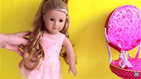 How To Paint Face American Girl Doll Makeup Tutorial Youtube