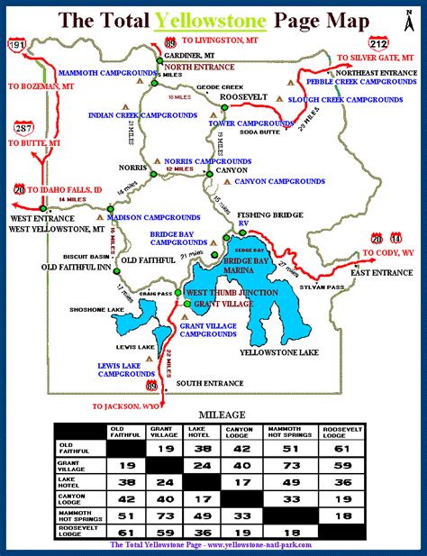 Yellowstone Figure Loop Map London Top Attractions Map