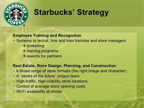 Starbucks Strategy