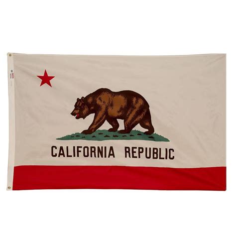 Valley Forge Flag 3 Ft X 5 Ft Nylon California State Flag Ca3 The